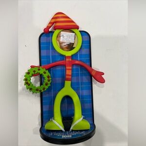 Flexo Kringle Boy Photo Frame Christmas Holiday Bendable Figure CBS Design 2000